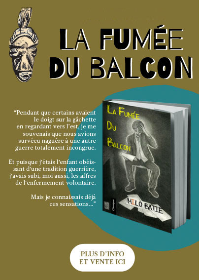 Promotional image for the book 'La fumée du balcon'